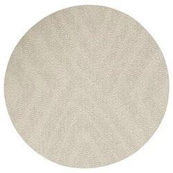 FULLMAKT Ravno tkani tepih, unutra/spolja, bež/melirano, 130 cm