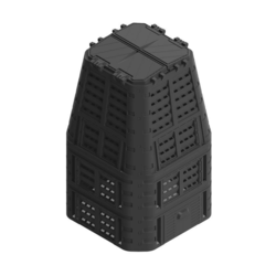 eoshop ECO Multi 1000 lit kompostnik, črn, PE