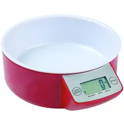 MELCHIONI family Vaga, kuhinjska, sa posudom, LCD display, crvena boja – ALLEGRA RW