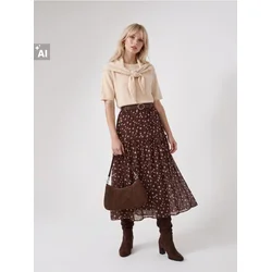 Sinsay - Oversize džemper bluza sa maramom i dodatkom vune - nude džins