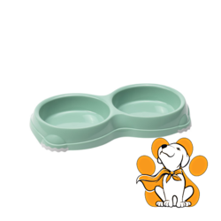 Moderna Double Smarty Bowl X-Small Green 2x200ml, Činija Za Pse i Mačke