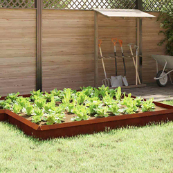 Ograda protiv puževa 16 pcs Rđa 100 x 3,5 x 25 cm