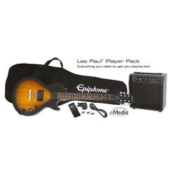 Epiphone Les Paul Special-II Player Pack VS, rjava-črna