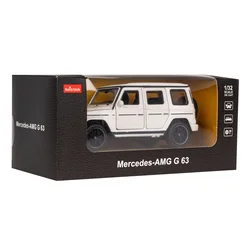 Licencirani kovinski avto za igro Mercedes Benz AMG G63 1:32 RASTAR - bela