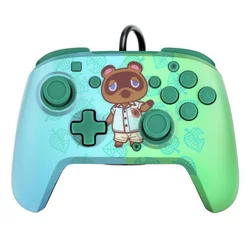 Nintendo Switch Faceoff Deluxe Controller + Audio - Animal Crossing