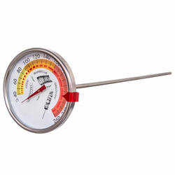 Termometer iz nerjavečega jekla za dim. 7,5 cm s sponko