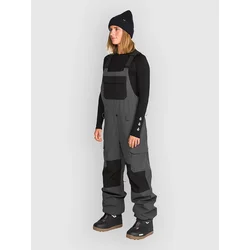 Volcom Creston 3D Stretch Bib ženske hlače dark grey