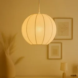 Luster na sajli DANA 1xE27/15W/230V, prečnik 25 cm, bela