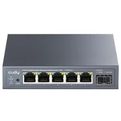 Cudy GS105ES1 V1.0 Switch Flash/ROM: 8 MB (64 Mbit) 1.25G SFP Gigabit RJ45
