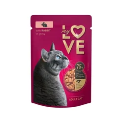 My Love Vlažna hrana za mačke, Zečetina, 85g