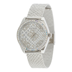 GUESS Analogna ura srebrna