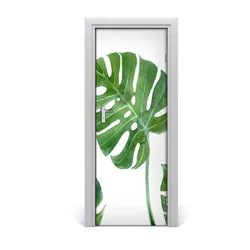 tulup.si Samolepilni tapete na vratih Monstera 85x205 cm