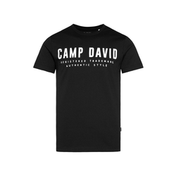 CAMP DAVID Majica črna/bela