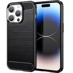 Futrola Carbon Shield TPU za Xiaomi Redmi Note 14 Pro+ 5G - Crna KP39811