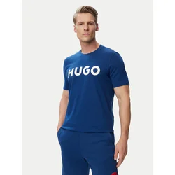 HUGO Majica Dulivio  modra / bela