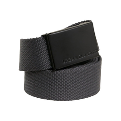 Canvas belts charcoal/black