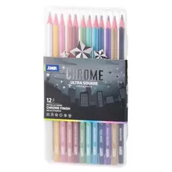 Junior ultra square drvena boja četvrtasta chrome 12k ( 130035 )
