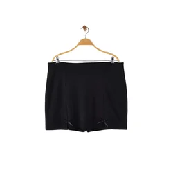 Trendyol Curve Ženski šorts-suknja Tbbaw26Az00038, Crna