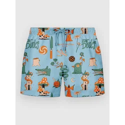 The Dudes European Fantasy Blue kopalne hlače multicolor