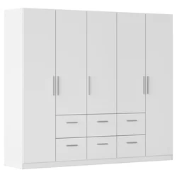 home24 omara S KLASIČNIMI VRATI, bela