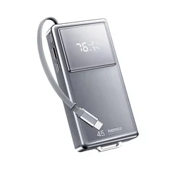 Power bank remax fcp-30 45w type-c fast charge 20000mah tarnish ( BAT9654 )