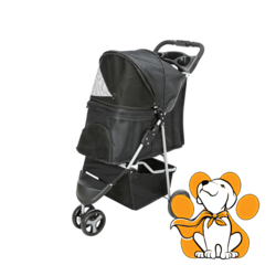 Trixie Buggy Kolica Za Pse Sa Četiri Točka, Crna, Za Pse Do 11kg