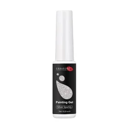 URBAN PRO - PAINTING Gel - Silver Sparkly 7ml