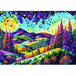 Enjoy - Puzzle Čez hribe v deželo sanj - 1 000 kosov
