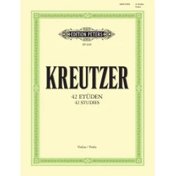 KREUTZER;ETUDEN - VIOLINE