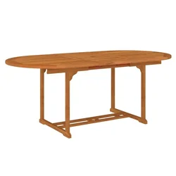Vidaxl Vrtna miza 200x100x75 cm trden les evkaliptusa