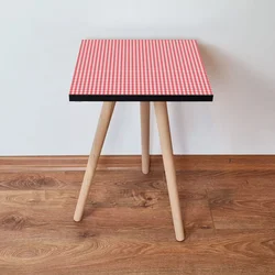 Hanah Home Klub sto Shp241, 35x42x35 cm, Crveni