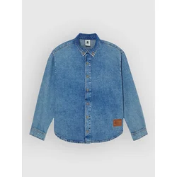 Element Relax Denim Shirt worn indigo