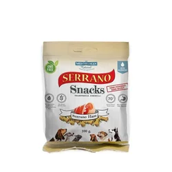 Mediterranean Poslastice za pse Serrano, Džigerica, 100 g, U obliku koskica