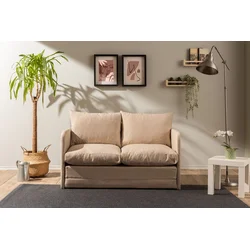 Atelier del Sofa Dvosed na razvlačenje Saga, 128 x 70 x 66 cm, Bež