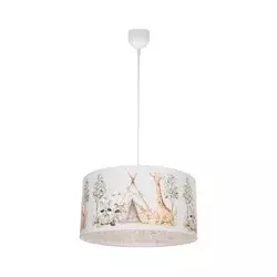 Dečiji luster KIDS ROOM 1xE27/60W/230V O 40 cm sa motivom životinja