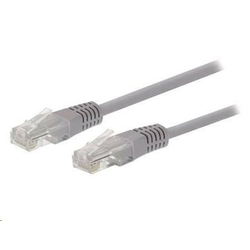 Kabel C-TECH patchcord Cat5e, UTP, sivi, 40m