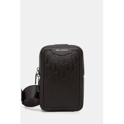 Karl Lagerfeld Torba za čez ramo  temno rjava