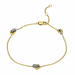 Looi & Co Bracelet Yellow Gold (18k) / White Gold (18k) 5B907GW8-4