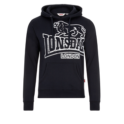 Lonsdale Mens hooded sweatshirt slim fit