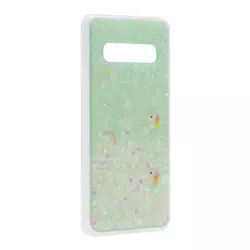 Maska Platina Unicorn za Samsung S10 Plus/ G975 svetlo zelena
