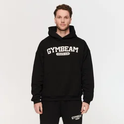 GymBeam Varsity Hoodie Black