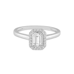 ETHISHER DIAMANTEN Prstan srebrna