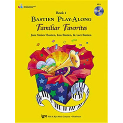BASTIEN PLAY-ALONG FAMILIAR FAVORITES +CD