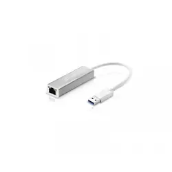 FAST ASIA Adapter TIP C - Gigabit ethernet metal sivi