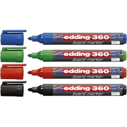 Set markera za belu tablu 1.5-3mm Edding 360 4/1