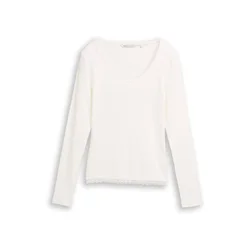 TOM TAILOR DENIM Majica off-bela