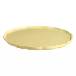 Serving platter, ceramics, 31cm, Vanilla, Madeleine - Emile Henry