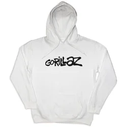 Gorillaz Cracker Island (Back Print) White XL Kapuco