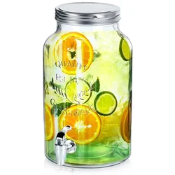 shumee Stekleni kozarec za pijačo s pipo 6,2 L