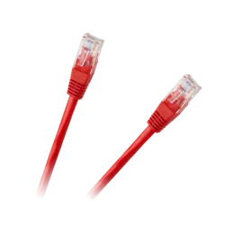 Cabletech Patchcord kabel UTP 8c plug-plug 0,5m CCA rdeč cat.6e